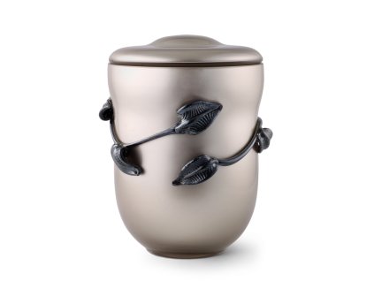 Skleněná urna Murano Silver