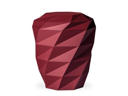 Ekologická urna Polygon - Červená