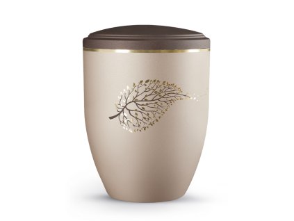 Ekologická urna La Vida - List/Zlatá