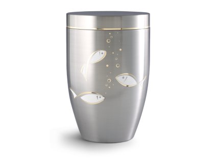 Kovová urna Stella - Ryby