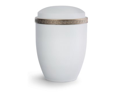 Kovová urna Athena - Biela