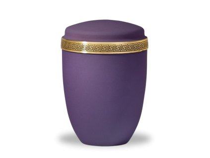 Kovová urna Antik - Fialová