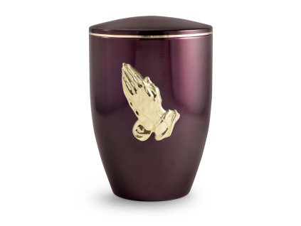 Kovová urna Melina Bordeaux - Modlitba