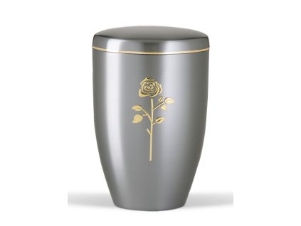 Kovová urna Silvia - Růže