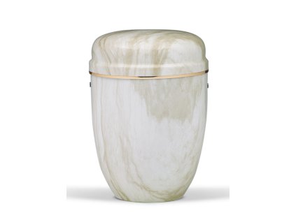 Kovová urna Harmony - Bílá