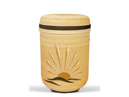 Keramická urna Art - Východ slunce