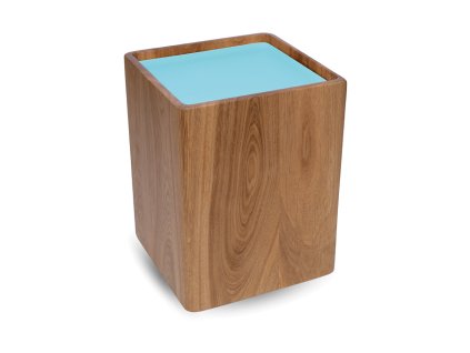 Drevená urna Optimistic Wood - Tyrkysová