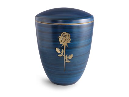 Keramická urna Tosca - Růže/Modrá
