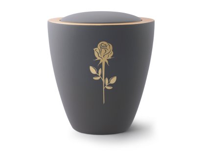 Keramická urna Modena - Růže/Šedá