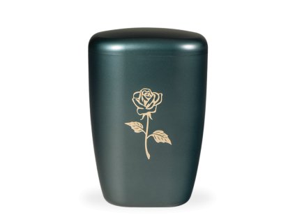 Ekologická urna Contura Růže - Smaragdová