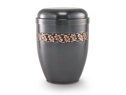 Kovová urna Sonya - Dubové listy