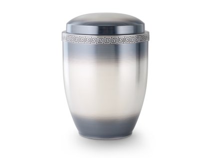 Kovová urna Berta - Stříbrná