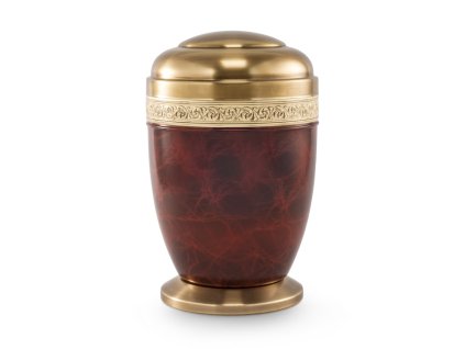 Kovová urna Hero - Burl/Zlatá