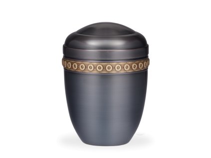 Kovová urna Decor - Květiny