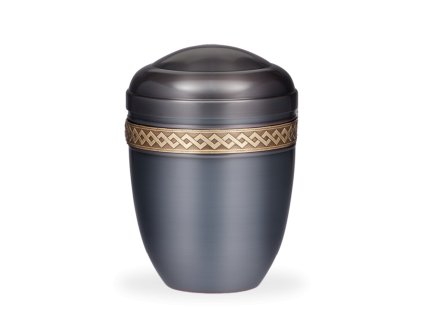 Kovová urna Decor - Hranatý pásek
