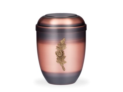 Kovová urna Faith Měděná - Růže