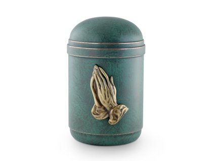 Kovová urna Patina - Modlitba