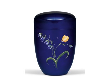 Kovová urna Malba - Zvonček