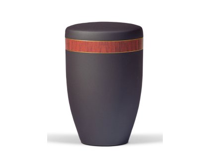 Kovová urna Artera - Zebrano/Čierna