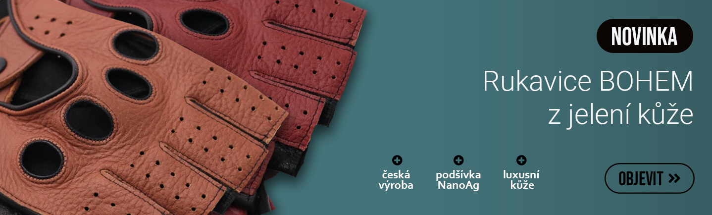 Ŕidičské rukavice s podšívkou