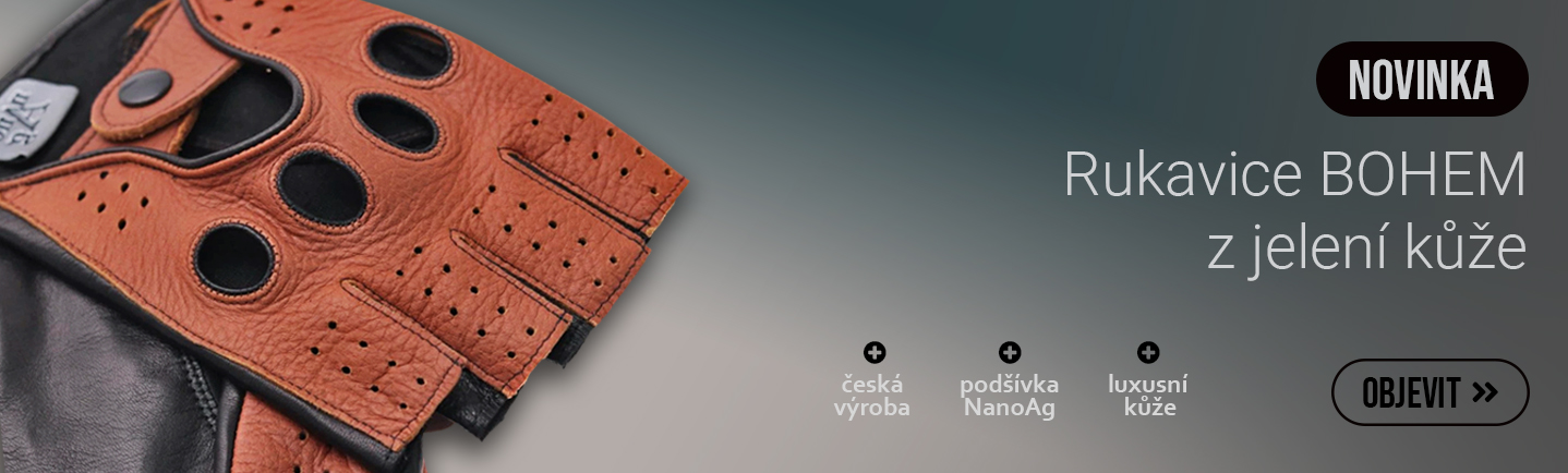 Ŕidičské rukavice s podšívkou