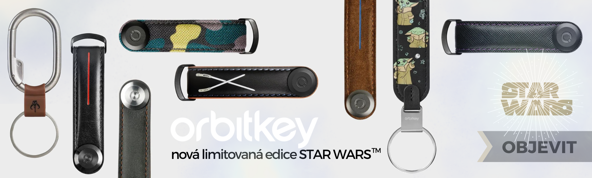 Chytré klíčenky Orbitkey NOVINKA edice Star Wars