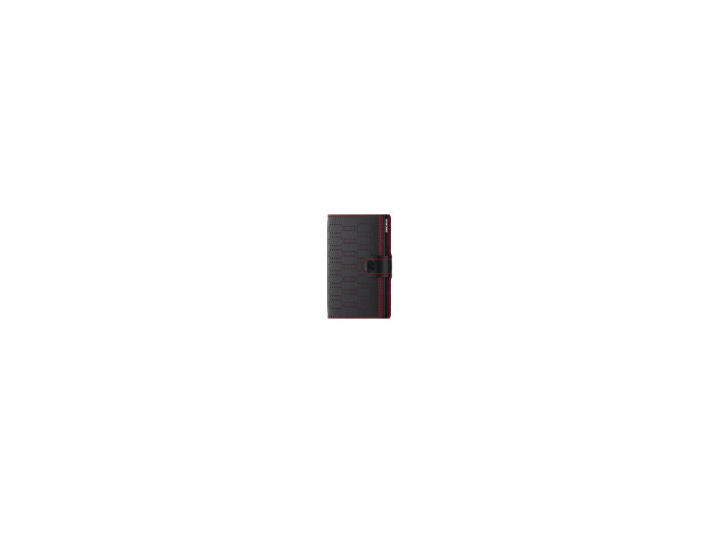 Secrid Miniwallet Fuel Black Red Front