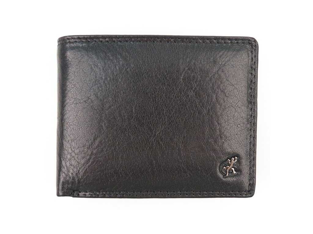 Pánská kožená peněženka Cosset 4488 Komodo černá