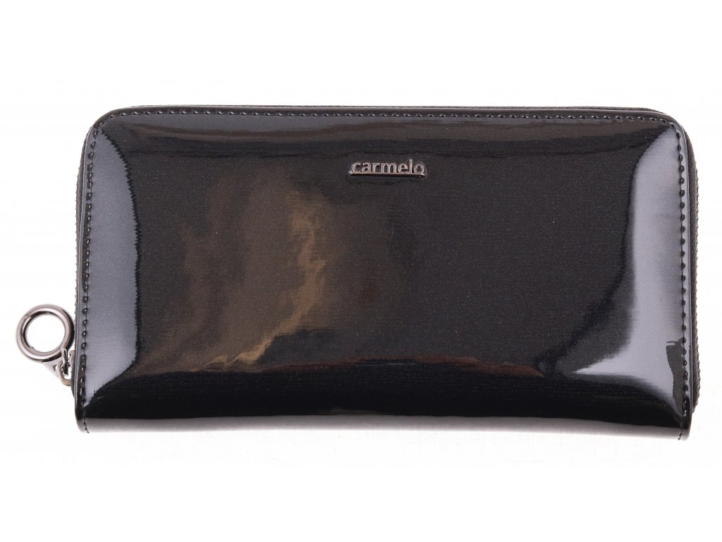 Velká dámská kožená peněženka Carmelo 2111G antracitová