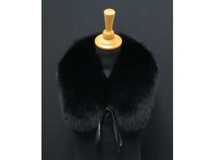 Kožešinový límec z lišky L252 černý