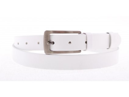 Dámský kožený opasek Penny Belts 2519 bílý