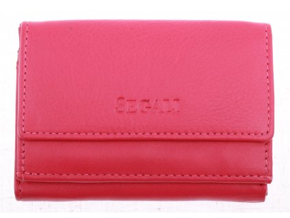 Malinká dámská kožená peněženka Segali SG1756 růžová hot pink