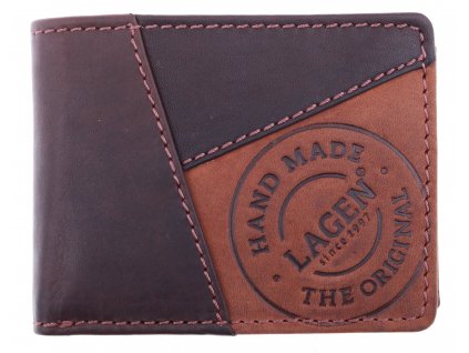 Pánská kožená peněženka Lagen 511451 hnědá