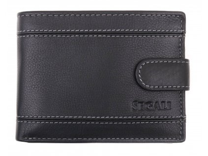 Pánská kožená peněženka Segali 61285 černá