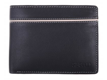 Pánská kožená peněženka Segali SG - 7101 černá