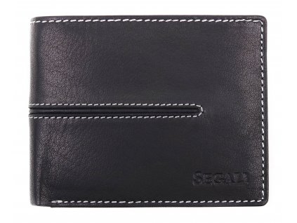 Menší pánská kožená peněženka Segali 7105 černá