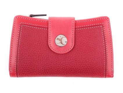 Dámská kožená peněženka Segali SG 7053 karmínově červená