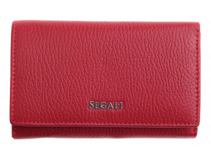 Dámska kožená peňaženka Segali SG 7074 červená