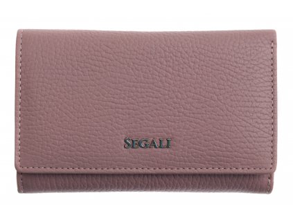 Dámska kožená peňaženka Segali SG 7074 ružová púdrová
