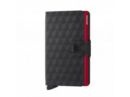 Secrid Miniwallet Optical Black Red Front