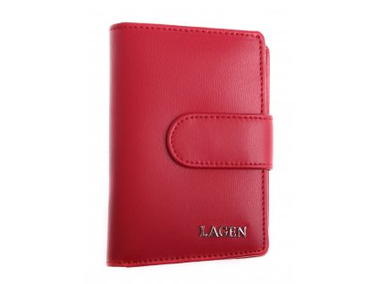 Dámská  kožená peněženka Lagen 50313 červená