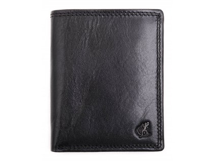 Pánská kožená peněženka Cosset 4501 Komodo černá