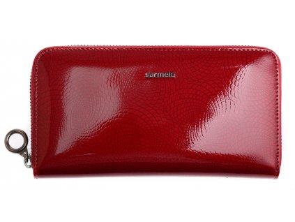 Velká dámská kožená peněženka Carmelo 2111 N Red