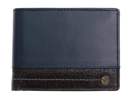 Pánská kožená peněženka Segali 951.320.005 WL modrá + zip