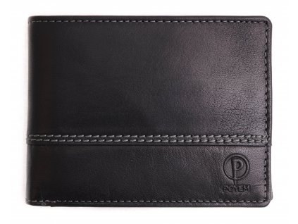 Pánská kožená peněženka Poyem 5222 černá