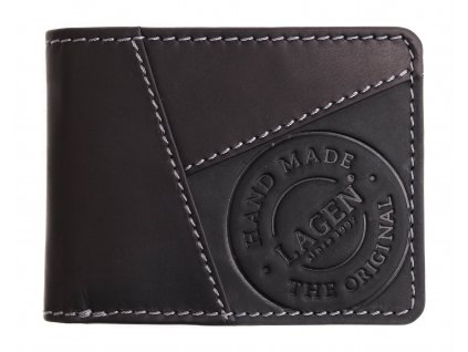 Pánska kožená peňaženka Lagen 51148 čierna