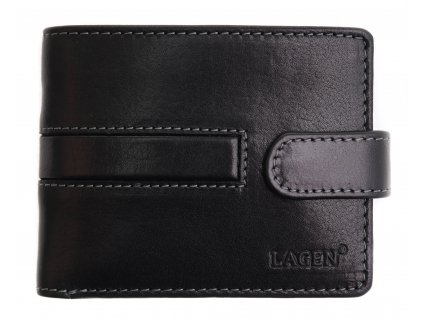 Pánská kožená peněženka Lagen 1997 T černá