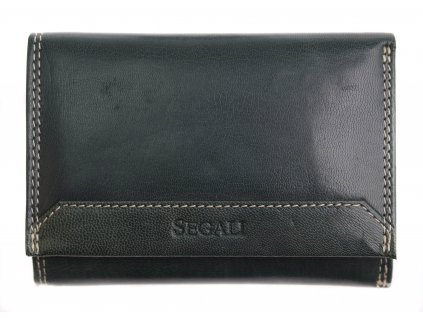 Dámská kožená peněženka Segali SG 7023Z tmavě zelená