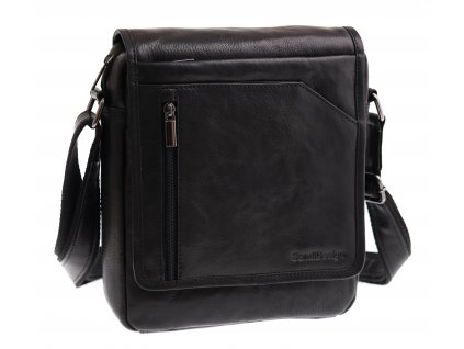 Pánská kožená taška přes rameno Sendi Design M 721 černá