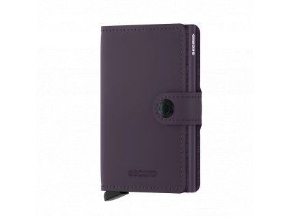 Secrid Miniwallet Matte Dark Purple Front